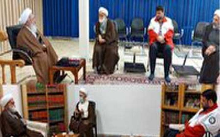 رئیس جمعیت هلال احمر با حضرات آیات سبحانی و جوادی آملی دیدار کرد رئیس جمعیت هلال احمر با حضرات آیات سبحانی و جوادی آملی دیدار کرد